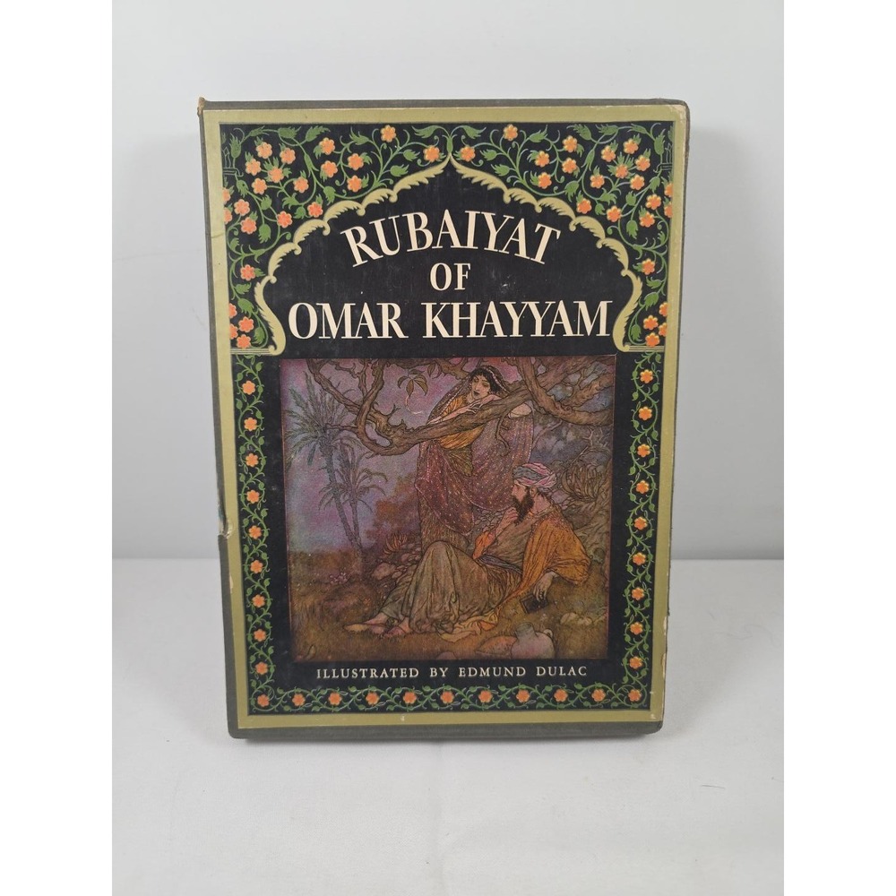 Rubaiyat Omar Khayyam 1937 Edmund Dulac Illustrated De Luxe Hardcover Slipcase